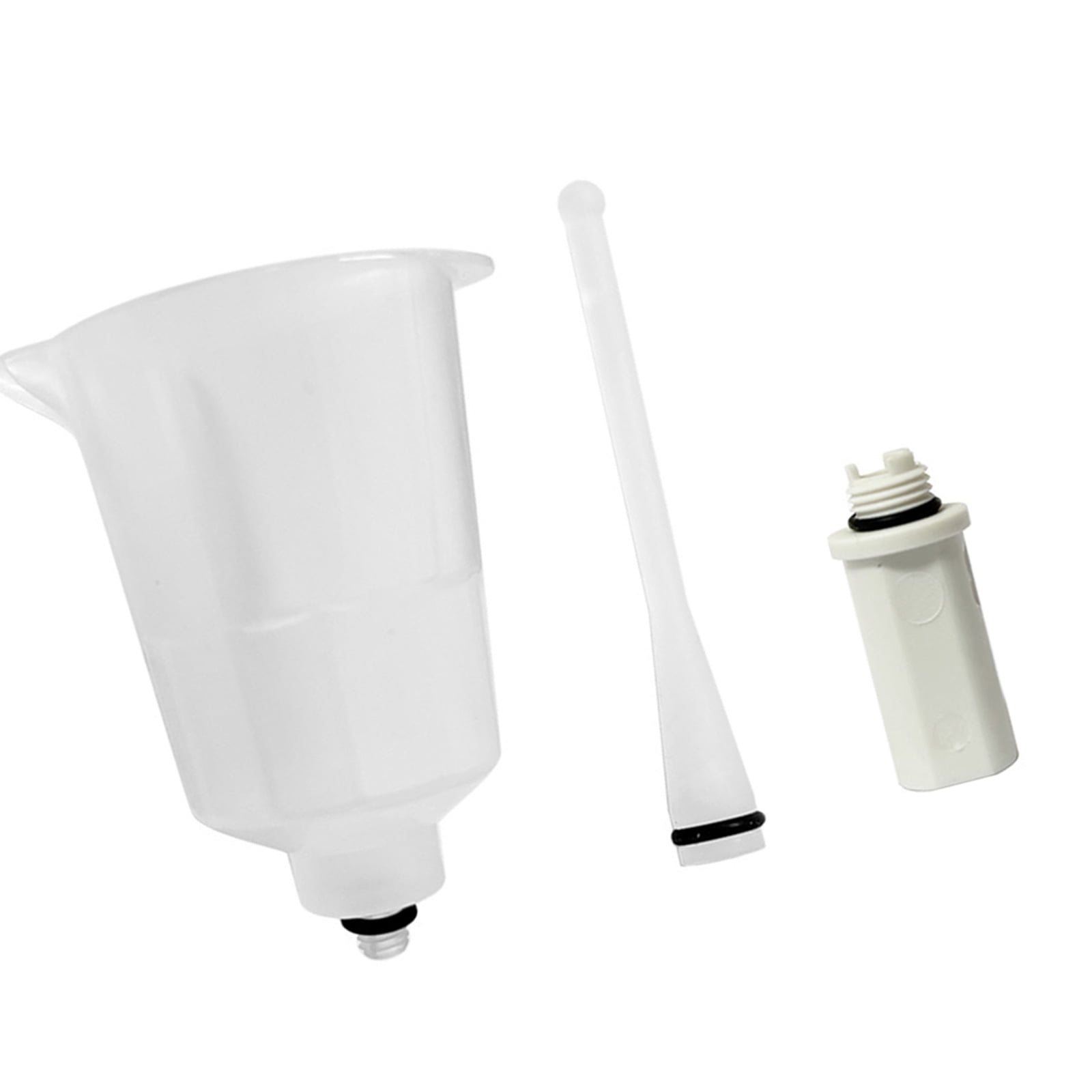 Cycling Brake Fluid Service Funnel Set Clear Body Screw On Adapter Tube for Home Repair Bleeding Maintenance Area Routine Workshop Use
