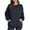 Navy, variant on Xunlbb Sweatshirt for Women,Women's New Casual Long Sleeve Solid Color Round Neck Pullover Casual Hoodie Fashion,S-2XL