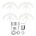 thumbnail image 2 of Wind Turbine, Lantern Type High  Factor 1200W High Temperature Resistance Wind Turbine Generator Kit  For Ships Terraces Cabins Mobile 12V, 2 of 8