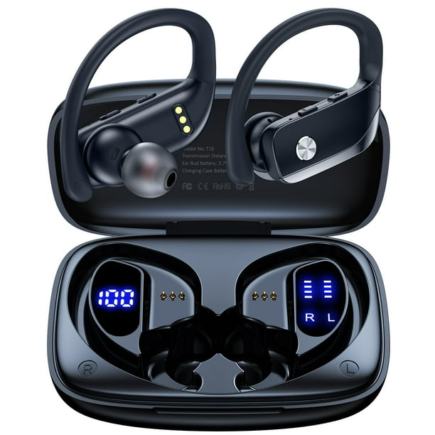 Auriculares inalámbricos bmanl T16 Bluetooth con pantalla LED