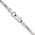 thumbnail image 5 of Auriga Fine Jewelry 925 Sterling Silver 2mm Snake Chain Bracelet 7 inch for Women, 5 of 6