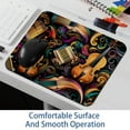thumbnail image 6 of Musical Instrument Printed Desk Mat Mousepad, Non-Slip Rubber Bottom, 8.3x9.8 Inch, Suitable for Office and Gaming, 6 of 6