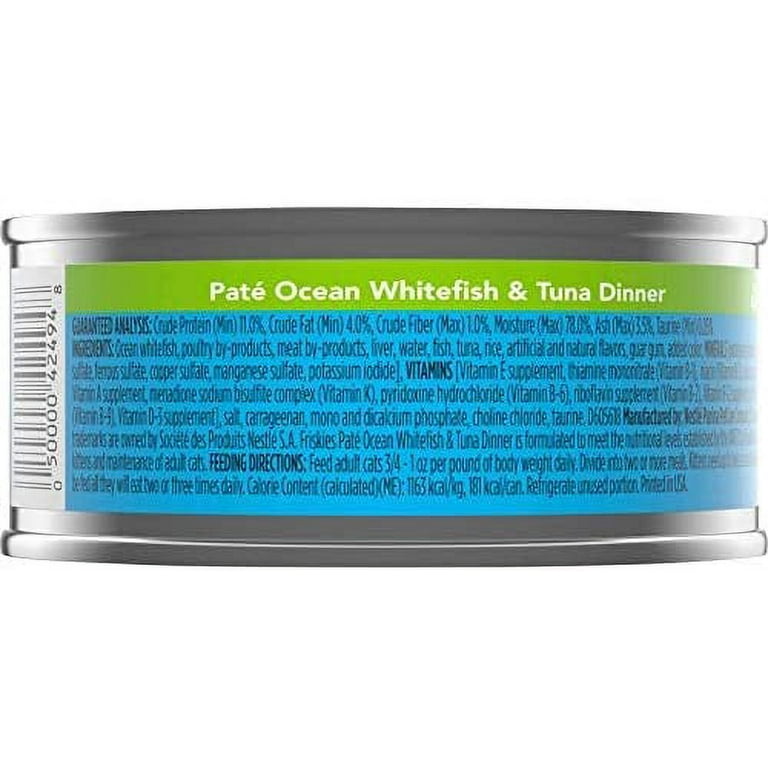 Friskies ocean whitefish outlet and tuna pate