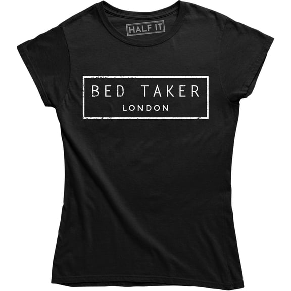 Bed Taker London Funny Joke Parody Designer Sleep Dad Men's T-Shirt