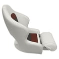 thumbnail image 3 of Wise 8WD3315-1009 Deluxe Series Pontoon Bucket Seat with Flip Up Bolster - White / Red / Charcoal, 3 of 5