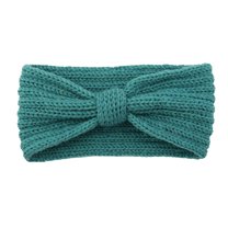 YWDJ Top Knot Headband for Women Women Fashion Keep Warm Knitting Headband Handmade Sport Hairband Green