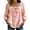 Pink, variant on Bow Square Neck Blouse for Women, Long Sleeve Puff Sleeve Top - Casual Solid Color Tunic Shirt with Tie Front Detail Light Blue M