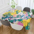thumbnail image 2 of Yayeee Tablecloths 54" x 54" Rectangle Wrinkle Resistant Party Table Cover, Green Mountains, 2 of 8