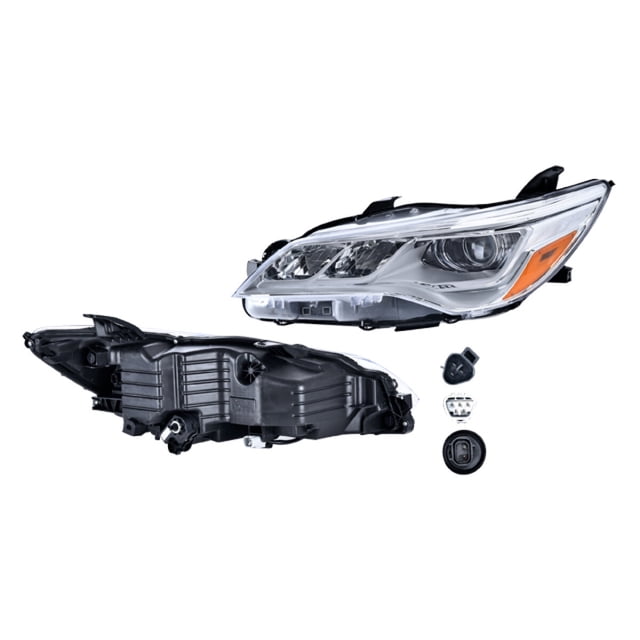 Faro Camry 2015 A 2017 Toyota Izq Fdo Crom C/Leds DEPO .