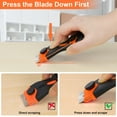 thumbnail image 3 of Starwal 2PACK Razor Blade Scraper: 2-in-1 Multi-Purpose Cleaning Tool with Blades, Metal Blades, and Double-Edged Razor Blades for Effortless Removal of Decals, Stickers, Labels, and Paint, 3 of 9