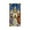 B, variant on Christmas Religious Door Cover Flag – 70.87x35.43in Polyester Banner Featuring Savior, Mary, Angels & Three Kings for Holiday Porch & Celebration Decor