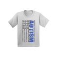 thumbnail image 1 of Awkward Styles Youth Autism Awareness American Flag Graphic Youth Kids T-shirt Tops, 1 of 4