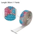thumbnail image 2 of Unique Bargains 3Roll 1 Yard 8mm Self Adhesive Crystal Rhinestone Ribbon for Crafts Project, Colorful, 2 of 5