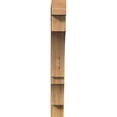 thumbnail image 4 of Ekena Millwork 4"W x 30"D x 34"H Balboa Block Rough Sawn Bracket, Western Red Cedar, 4 of 25