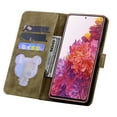 thumbnail image 5 of for Samsung Galaxy S20 FE Wallet Case, Flower Embossed Premium PU Leather Flip Protective Purse Cover with Card Slots Cash Holder and Kickstand for Samsung Galaxy S20 FE (6.5 inch),Brown, 5 of 14