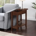 thumbnail image 3 of Pemberly Row Contemporary Wood Flip Top End Table in Espresso, 3 of 7