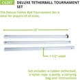 thumbnail image 2 of Champion Sports Tournament Tetherball Set: Classic Backyard Lawn Beach and Pool Party Game, 2 of 6