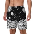 thumbnail image 1 of Fotbe Cosmic Landscape Celestial Art Traje de Baño para Hombre – Shorts de Natación de Secado Rápido con Forro y Bolsillos-Medium, 1 of 6