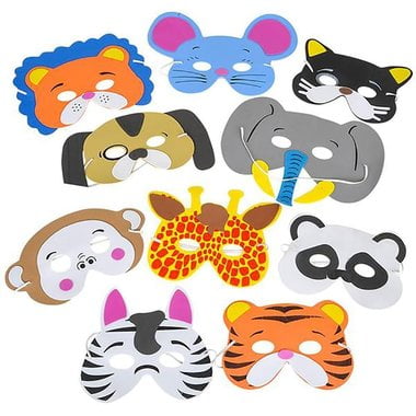 Foam Animal Masks - 12 Assorted Masks | Walmart Canada Foam Animal Masks - 12 Assorted Masks | Walmart Canada