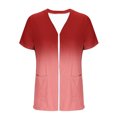 thumbnail image 4 of Camiseta de Cuello Redondo de Color Sólido Casual de Ajuste Suelto con Poliéster Suave, Camiseta de Verano para Uso Diario en Casa O Trabajo, 4 of 7