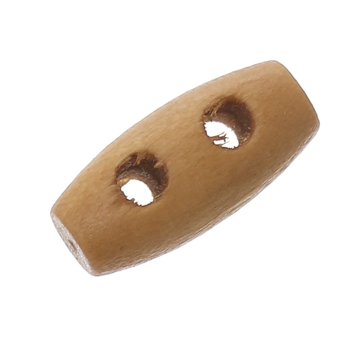 100 Small Wood Toggle Buttons 5/8 x 1/4 Inch RB64540 - Walmart.com