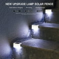 Solar Deck Lights Outdoor 4 Pack Solar Step Lights Waterproof Led Solar