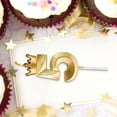 thumbnail image 3 of Candle Holders,Birthday Number Candles 3D Shape Candles With Place Candles Number 0 1 2 3 4 5 6 7 8 9 Cake Topper Decoration For Birthday Party Wedding Anniversary, 3 of 6