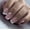 A3, variant on (Buy 2 Get 1 Free) Short Square Press On Nails, Pink Brown French Tip Polka Dot Fake Nails, 24PCS Reusable Acrylic Glue On Nails Manicure Kit for Women Daily Wear