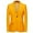 Yellow, variant on IYTR Men's Blazer Single Button Slim Suit Jacket Business Wedding Party Formal Office Work Wear Green XXXL