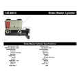 thumbnail image 2 of Centric Parts Brake Master Cylinder P/N:130.80016 Fits select: 1984-1987 GMC PS4500, 1980 CHEVROLET C6500, 2 of 2