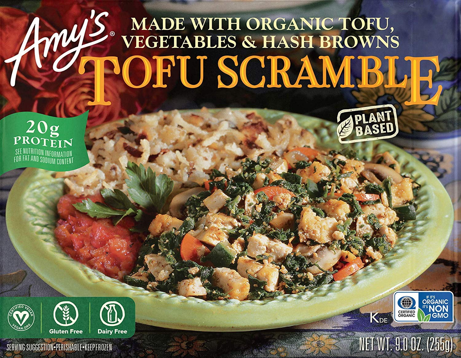 Amy's Tofu Scramble, Non GMO, Gluten Free, 9-Ounce - Walmart.com