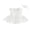White, variant on vera natura Infant Baby Girl Summer Jumpsuit Sleeveless Tulle Patchwork Lace Floral Romper with Headband