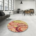 thumbnail image 4 of Ahgly Company Machine Washable Indoor Rectangle Transitional Grapefruit Red Area Rugs, 8' x 12', 4 of 7