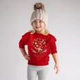 thumbnail image 2 of BOOMNY Christmas Toddler Girls Sweatshirs Long Sleeve Sweatshirt For Girls Xmas Deer Print Soft Fall Winter Pullover Tops, 2 of 5