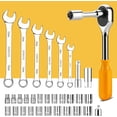 thumbnail image 5 of 198 Piece Tool Set, General Household Hand Tool Kit Socket Wrench Auto Repair Tool, W/ Storage Case, Orrange, 5 of 5