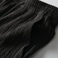 thumbnail image 5 of Men's 2 Piece Outfits Summer Short Sleeve Shirts and Pants Sets Solid Color Tracksuits Sports Suits, 5 of 9