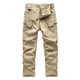 thumbnail image 1 of Pantalones de trabajo lavados para hombre - Múltiples bolsillos, mezcla de poliéster y algodón - Pantalones informales/para exterior - Tallas M-XXXL, diseño moderno, 1 of 3