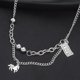 thumbnail image 3 of Collar de acero de titanio estilo hip-hop europeo y americano a juego para hombres y mujeres 55 cm, 3 of 5