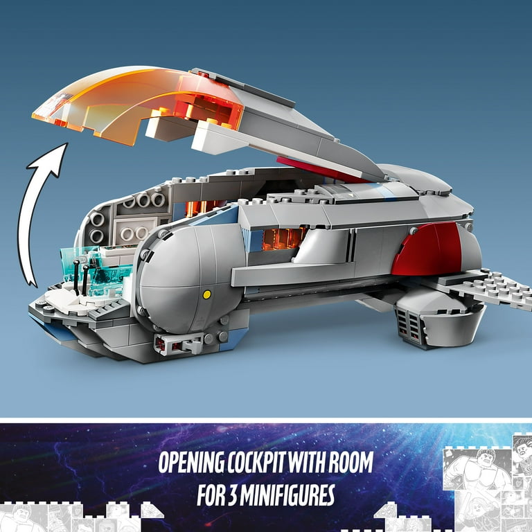 LEGO Marvel The Hoopty Super Hero Spaceship Building Toy Set 76232