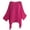 Hot Pink, variant on Womens Plus Size $5,Fashion Woman O-Neck Short Sleeve T-Shirt Summer Solid Loose Blouse Tops
