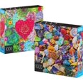 thumbnail image 1 of 2-Pack of 1000-Piece Jigsaw Puzzles, for Adults, Families, and Kids Ages 8 and up, Succulents and Rocks and Minerals, 1 of 5