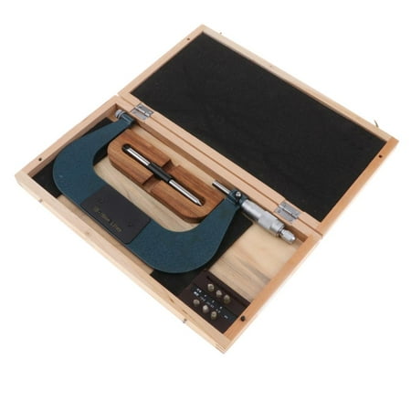 

5- Screw Thread Micrometer with 6 Anvil Set Fitted Box 60 Degree CNC