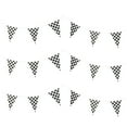 thumbnail image 1 of CNKOO Black and White Banner Checkered Flag Hanging Banner Racing Party Decorations 30 Meter, 1 of 7