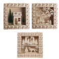 thumbnail image 4 of Cajón de madera tallada Día de Navidad Día de Adviento Calendario Luces LED, 4 of 4