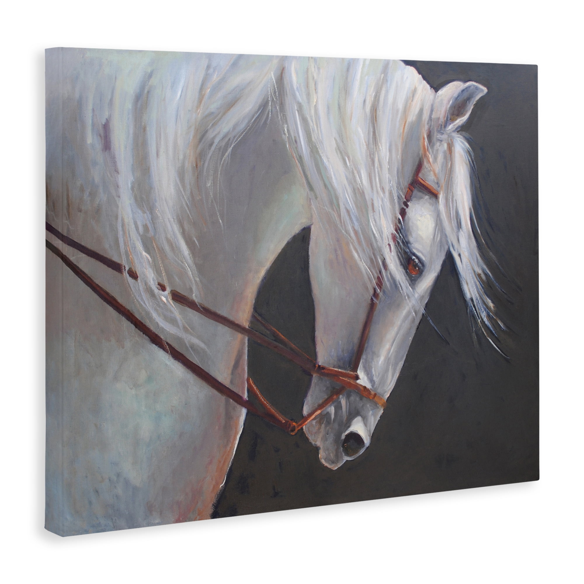 Stupell Industries Majestic White Mare Canvas Wall Art, design by Jadei Graphics