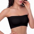 thumbnail image 5 of fatyb Strapless Bra for Women Seamless No-Pad Bandeau Bra Womens Stretch Wireless Comfortable Tube Bras, 5 of 7