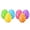 Style 3-6PCS, variant on 5Pack Inflatable Easter Eggs Decorations 15.7In,Large Colorfull Easter Egg Outdoor Ornaments Plastic Blow up Eggs Hanging Decoration Toddlers Toys for Holiday Party Yard Garden Home Indoor