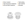 thumbnail image 2 of Uxcell Silicone Hole Plugs Flush Type Panel Round Hole Plugs 6.5mm Diameter 20pcs Grey for Kitchen Sealing Plugs, 2 of 7