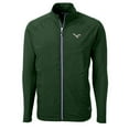 thumbnail image 2 of Men's Cutter & Buck Hunter Green Philadelphia Eagles Adapt Eco Knit Hybrid Recycled Full-Zip Jacket, 2 of 3