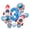 3, variant on 14pcs Astronaut Space Party Decorations Balloons - Rocket Theme with Spaceman Designs, Includes 32inch Blue Number Balloons for Birthday and Outer Space Themed Parties